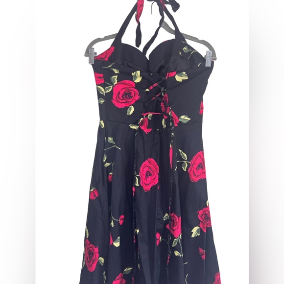 VINTAGE 50’s Topdness Pinup Corset back dress. - Picture 1 of 6